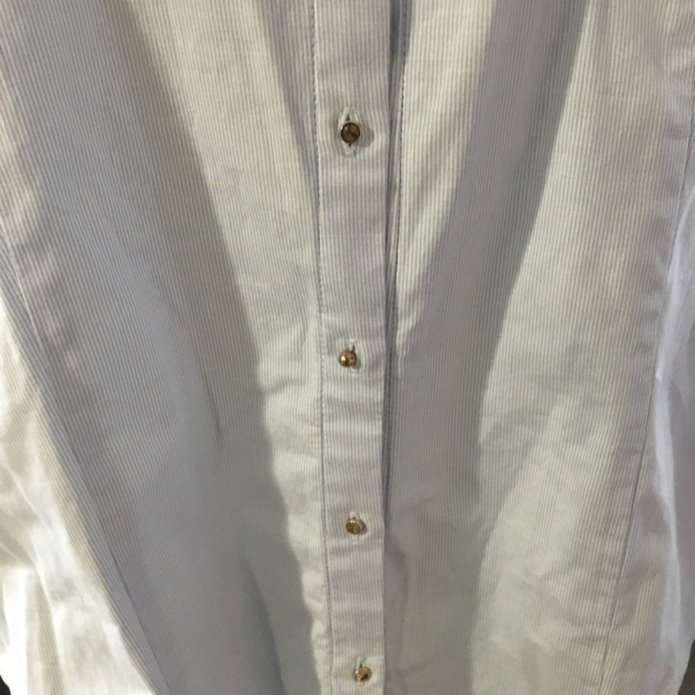 Zara Career Work Basic Blouse Size Medium - image 2